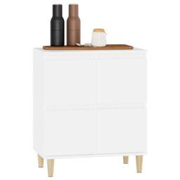 Berkfield Home Sideboard White 60x35x70 cm Engineered Wood - Size: 60 x 35 x 70 cm - thumbnail 4