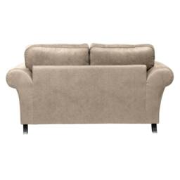 Furniture 786 Oakland Suede Leather 2 Seater Sofa in Stone - thumbnail 4