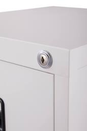 Living and Home 4-Drawer Vertical File Cabinet with Interlock in White - thumbnail 8