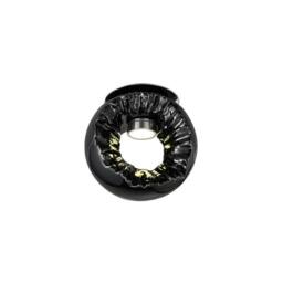 Netlighting Salvio Ceramic Ceiling Round Sculpture 1 x 3W LED Chrome Black - thumbnail 1