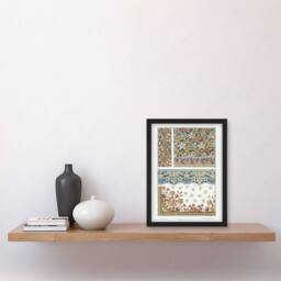 Artery8 Maurice Pillard Verneuil Framed Wall Art Geranium Floral Patterns - Size: A4 - thumbnail 2