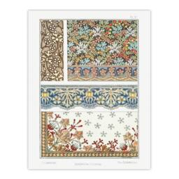 Artery8 Maurice Pillard Verneuil Framed Wall Art Geranium Floral Patterns - Size: A4 - thumbnail 3