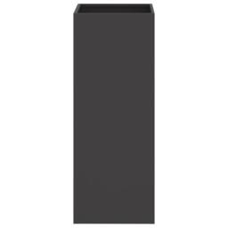 Berkfield Home Planter Black 32x29x75 cm Steel - Size: 32 x 29 x 75 cm - thumbnail 5
