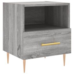 Berkfield Home Bedside Cabinets 2 pcs Grey Sonoma 40x35x47.5 cm Engineered Wood - thumbnail 5