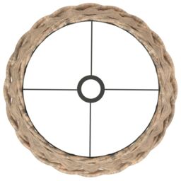 Berkfield Home Ceiling Lamp Shade Brown √ò40x26 cm Wicker - Size: 40x26 cm - thumbnail 5