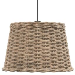 Berkfield Home Ceiling Lamp Shade Brown √ò40x26 cm Wicker - Size: 40x26 cm - thumbnail 4