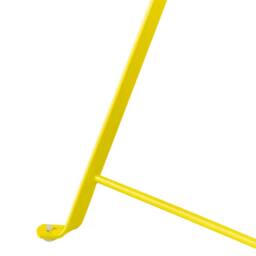 Marco Paul Yellow 3 Piece Folding Outdoor Bistro Set in Bright Yellow - thumbnail 6