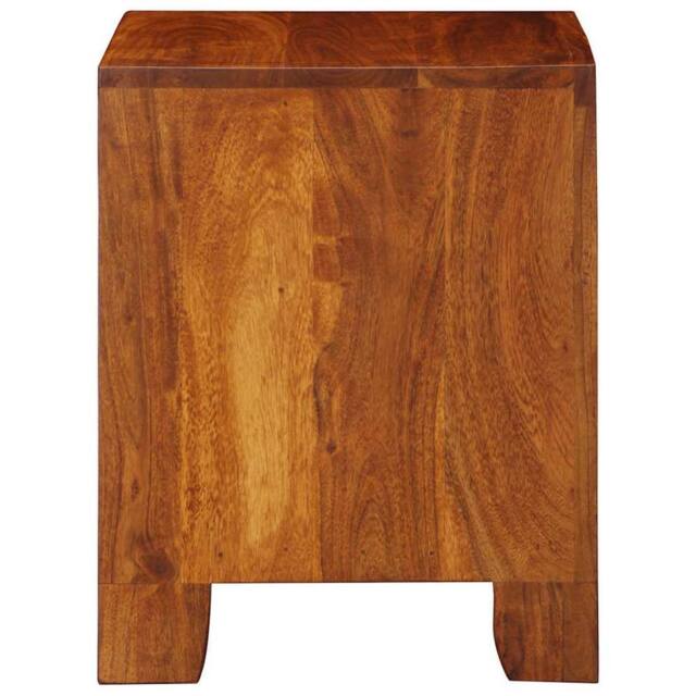 Berkfield Home Stylish Bedside Cabinet 40x35x45 cm Solid Wood Acacia in Brown - Size: 40 x 35 x 45 cm - image 1