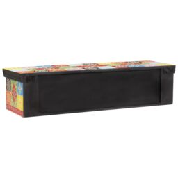 Berkfield Home Wall-mounted TV Cabinet 100x30x24 cm Solid Wood Rough Mango - Size: 100 x 30 x 24 cm - thumbnail 4