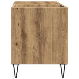 Berkfield Home Record Cabinet Artisan Oak 84.5x38x48 cm Engineered Wood in Brown - thumbnail 5