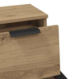 Berkfield Home Sideboard Artisan Oak 30x30x70 cm Engineered Wood in Brown - Size: 30 x 30 x 70 cm - thumbnail 8