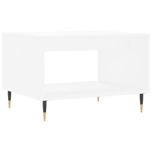 Berkfield Home Coffee Table White 60x50x40 cm Engineered Wood - Size: 60 x 50 x 40 cm - image 1