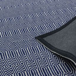The Rug Shop UK Blue Handmade Modern Easy to clean Geometric Area Rug - Size: 200 cm x 300 cm - thumbnail 5