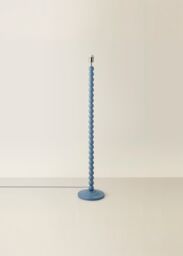 ValueLights Bobbins Powder Blue Freestanding Floor Lamp Base Light in Pale Blue - thumbnail 2