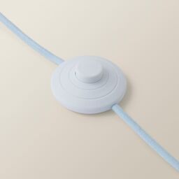 ValueLights Bobbins Powder Blue Freestanding Floor Lamp Base Light in Pale Blue - thumbnail 4