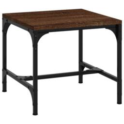 Berkfield Home Side Tables 2 pcs Brown Oak 40x40x35 cm Engineered Wood - Size: 40 x 40 x 35 cm - thumbnail 5