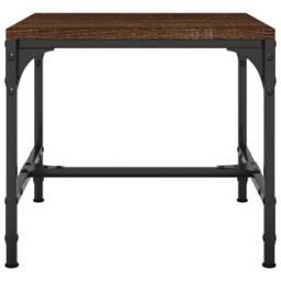 Berkfield Home Side Tables 2 pcs Brown Oak 40x40x35 cm Engineered Wood - Size: 40 x 40 x 35 cm - thumbnail 6