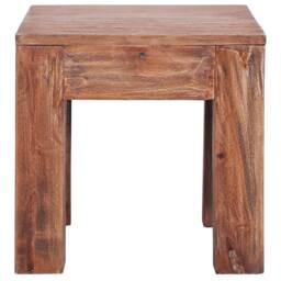 Berkfield Home Coffee Table 30x30x30 cm Solid Reclaimed Wood in Brown - Size: 30 x 30 x 30 cm - thumbnail 2