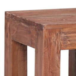 Berkfield Home Coffee Table 30x30x30 cm Solid Reclaimed Wood in Brown - Size: 30 x 30 x 30 cm - thumbnail 3