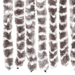 Berkfield Home Insect Curtain Taupe & White 90x220 cm Chenille - thumbnail 5