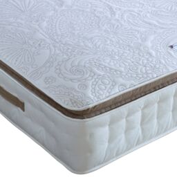 Bedmaster Windsor 3000 Pocket Sprung Pillow Top Mattress in White - Size: Single