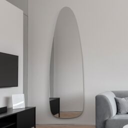 "MirrorOutlet Frameless Pond Wall Mirror 61"" X 20"" (155x50CM) in Silver - Size: 1 Pack" - thumbnail 1