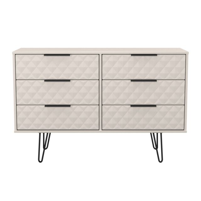 Ready Assembled 2 U Islay 6 Drawer Midi Chest (Ready Assembled) in Taupe - Size: Large - image 1
