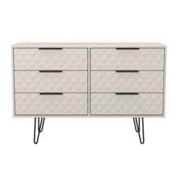 Ready Assembled 2 U Islay 6 Drawer Midi Chest (Ready Assembled) in Taupe - Size: Large - thumbnail 1