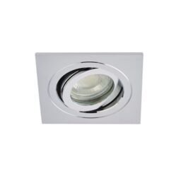 Netlighting Cali Square Tiltable Recessed Downlight Chrome IP65 in Grey - thumbnail 5