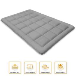Grace Premium Duvet 10.5 Tog Ultrasoft All Season Comfort in Grey - Size: Single - thumbnail 3