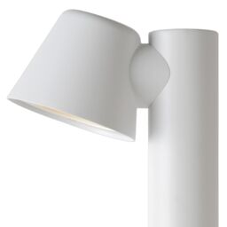 Lucide 'DINGO' Dimmable Rotatable Garden Outdoor LED Bollard Light GU10 in White - thumbnail 3