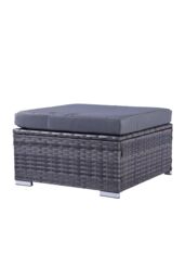 Outdoor Living Dunham Grey 4 Seat Rattan Sofa Set with Coffee Table - thumbnail 5