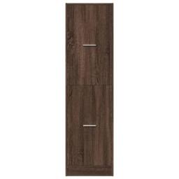 Berkfield Home Apothecary Cabinet¬†Brown Oak 40x41x144.5 cm Engineered Wood in Brown - thumbnail 5