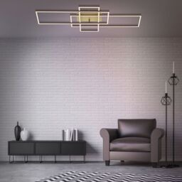 BRILONER Gold Brown 2x19W 1x13W CCT LED Wall & Ceiling Light - thumbnail 9