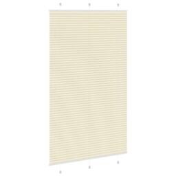 Berkfield Home Pleated Blind Cream 120x200 cm Fabric Width 119.4 cm Polyester - thumbnail 4