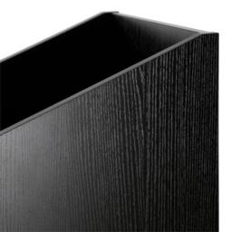 "Nordara Black Modern Vinyl Record Storage Box LP Holder for 12"" Records" - thumbnail 3