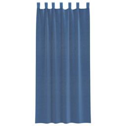 Berkfield Home Voile Curtains with Loops 2 pcs Royal Blue 140x225 cm - thumbnail 4