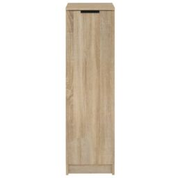 Berkfield Home Shoe Cabinet Sonoma Oak 30x35x100 cm Engineered Wood in Brown - Size: 30 x 35 x 100 cm - thumbnail 5