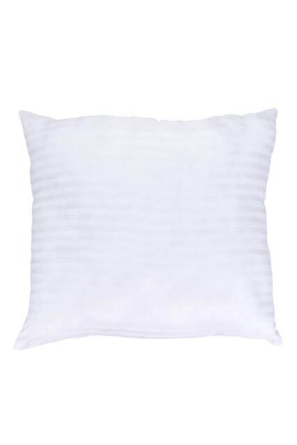 Living and Home Striped Universal Pillow Insert，50 cm x 50 cm in White - Size: 50 cm x 50 cm - image 1