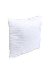 Living and Home Striped Universal Pillow Insert，50 cm x 50 cm in White - Size: 50 cm x 50 cm - thumbnail 2