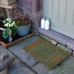 Artsy Mats William Morris Tulips Doormat (60 x 40cm) in Brown - Size: 40 cm x 60 cm - thumbnail 3