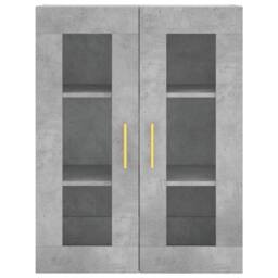Berkfield Home Highboard Concrete Grey 69.5x34x180 cm Engineered Wood - thumbnail 6