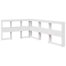 Berkfield Home Bookcase Bed without Mattress White 120x190cm Solid Wood Pine - Size: 120x190 cm - thumbnail 8