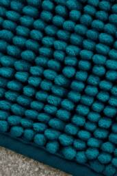 Catherine Lansfield 'Bobble' Bath Runner in Teal - thumbnail 2