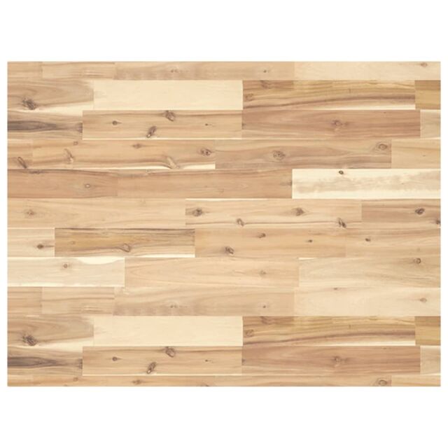 Berkfield Home Desk Top Untreated 80x60x4 cm Solid Wood Acacia in Brown - Size: 80 x 60 x 4 cm - image 1