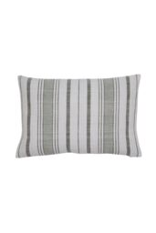 Murmur 'Finn' Cotton Cushion in Light Green - Size: 40 cm x 60 cm