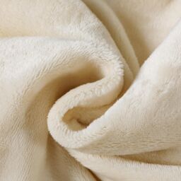 Alecome Women's Electric Heated Throw Blanket Washable 220gsm Fleece Remote Timer in Cream - thumbnail 7