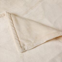 Alecome Women's Electric Heated Throw Blanket Washable 220gsm Fleece Remote Timer in Cream - thumbnail 6
