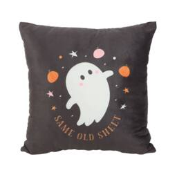 Something Different Same Old Sheet Square Ghost Cushion in Black - thumbnail 1