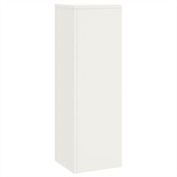 Berkfield Home Outdoor Plant Stands Pillar 3 pcs White Steel - thumbnail 6